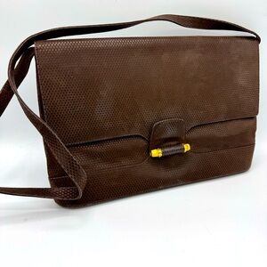 Rodo Leather Italian Made Shoulder Bag.